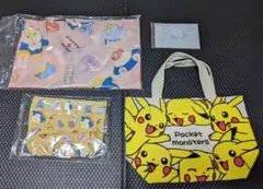 ポケットモンスター　 エコバッグ、ポーチ、メモセット　ミスド　未使用品
