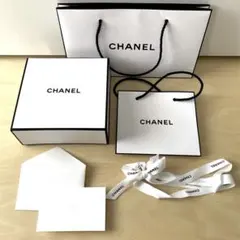 CHANELシャネル・ 空箱 ・紙袋(ショッパー)・ カード・リボン