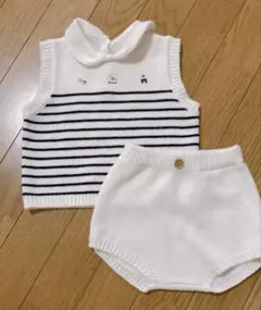 cottoli ニット　セットアップ　80