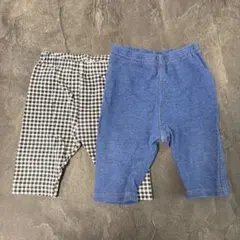 値下げしました！UNIQLO レギンス7分丈2枚セット