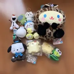 ディズニー　サンリオ　ちいかわ　ぬいぐるみマスコット　まとめ売り