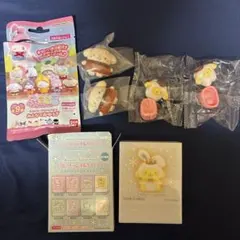 ポムポムプリン　フロッキードール　ちびとも　歯　ラムネ&カードケース　セット