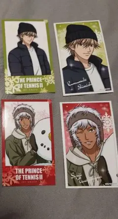 テニスの王子様 テニプリ展 特典 ふぉとカード 雪遊び 2種類セット