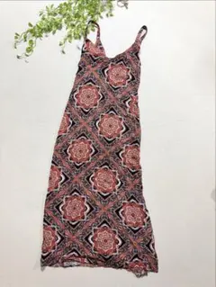 Forever21 キャミワンピース 花柄 ロングワンピース 夏 リゾート