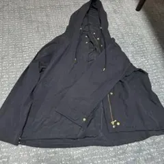 ネイビー裏地取り外し可能マウンテンパーカー