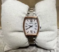 【未使用】SEIKO SWFH126 レディース腕時計 ソーラー ピンクゴールド
