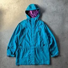 patagonia フード付きマウンテンパーカー 緑 - メルカリ