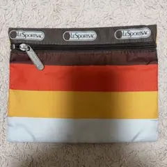 LeSportsac ストライプポーチ　レスポートサック　ポーチ