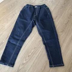 ブランシェス　ガーデナーテーパードデニムパンツ　140