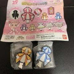 おジャ魔女どれみ　ガシャポン　ヘアクリップ2 はづき、あいこ