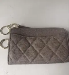 グレー レザー フラグメントケース