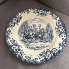 値下げ！　美品【ジョンソンブラザーズ】の「コーチングシーンズ」シリーズの皿 値下げ！ 美品【ジョンソンブラザーズ】の「コーチングシーンズ