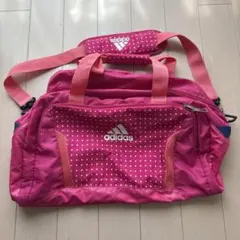 adidas レディースキッズ女の子　ボストンバッグ　スポーツバッグ　修学旅行のサムネイル