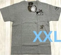 VANSON バンソン トムとジェリー 半袖Tシャツ XXL ミックスグレー