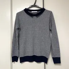 チェック柄ニット