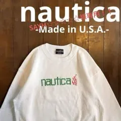 USA製！！【nautica ノーティカ】ビンテージスウェットシャツ　80s