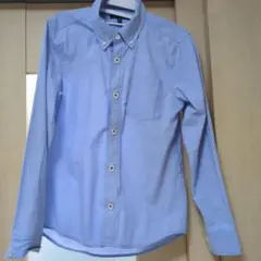 長袖シャツ Mサイズ ライトブルー