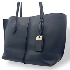 美品✨トッズ TOD's ジョイ トートバッグ A4可 チャーム シボ革 レザー TOD'S トッズ ジョイ トートバッグ ブラウン レザー 角スレ