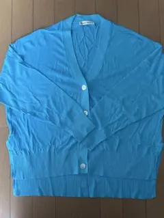 Kate ecru 青 カーディガン Mサイズ