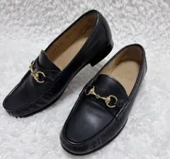 【美品】Regal リーガル ビットローファー 24.5cm黒 ゴールド金具のサムネイル