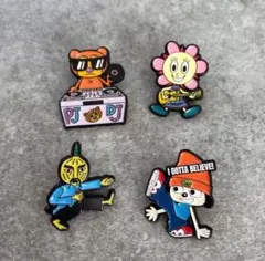 パラッパラッパー ピンズ ピンバッジ 4個セット