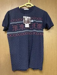 新品ONE PIECE スカルデザイン Tシャツ M ネイビー
