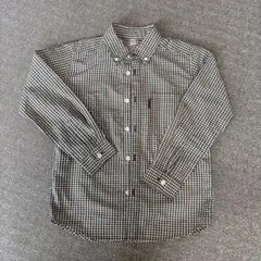 mont-bell モンベル チェック長袖シャツ 130cm