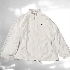 極美品 クレージュ ブルゾン ロゴ アイボリー 40 スタンドWZIPナイロンブルゾン[品番：GORW0008601]｜GORGE