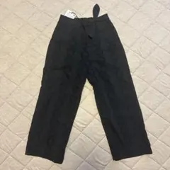 ZARA KIDS 刺繍入り　ズボン　ボトムス　黒　ブラック