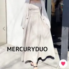 MERCURYDUO ワンピース　マーキュリーデュオ　レースアップ　キャミワンピ