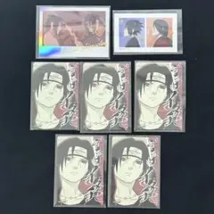 NARUTO ニジゲンノモリ サスケ雨の日ステッカー イタチ誕生日カード