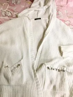 ☆ビジュー付き  ニットカーディガン