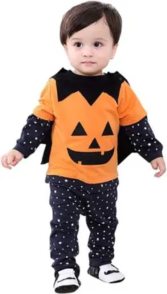 かぼちゃ ベビー ハロウィン衣装 4点セット