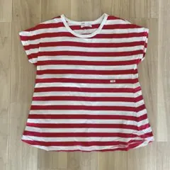 FITH 赤ボーダーTシャツ