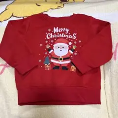 シーイン　クリスマス　トレーナー　サンタ　裏起毛