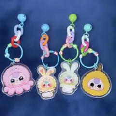 babythree アクリルキーホルダー4つセット