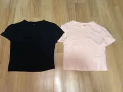 H&M クロ、ピンク2枚組Sサイズのサムネイル
