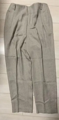 Spick&Span センタープレステーパードパンツスラックス38