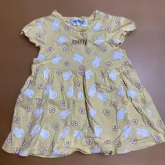 【黄色】ミッフィー　ワンピース　90 チュニック
