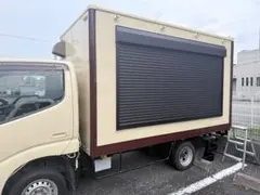 キッチンカー 屋台 リヤカー 立て看板、ラック付き 地域限定配送
