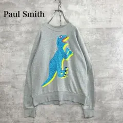 美品　Paul Smith ポールスミス Dino 恐竜プリント スウェット