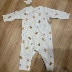 【新品未使用タグ付】gelato pique ドーナツ柄 ロンパース 70cm