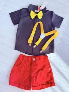 子供用ミッキー衣装【新品未使用】【ミッキー】【100cm】【コスプレ】