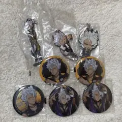 ツイステ ジャック カプセル缶バッジ ラバスト 8点セット