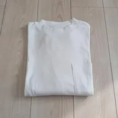 無印良品　長袖Ｔシャツ　M〜L　コットン　白