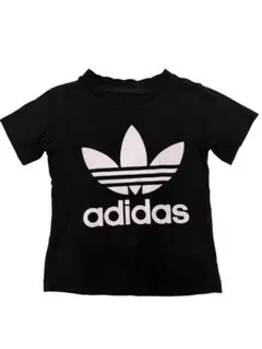 アディダス　オリジナルス　黒Tシャツ　白ロゴ　シーズンオフ価格のサムネイル