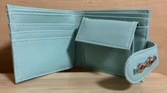 ミントグリーン 魚金具 二つ折り財布のサムネイル