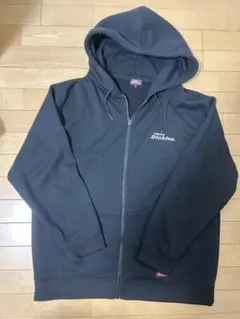 Dickies ダークグレー フルジップパーカー XL