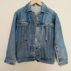 ダメージデニムジャケット Gジャン ユニセックス