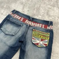 【Y2K】ピーチジョン アメカジ デニムパンツ M バックデザイン クロップド丈のサムネイル